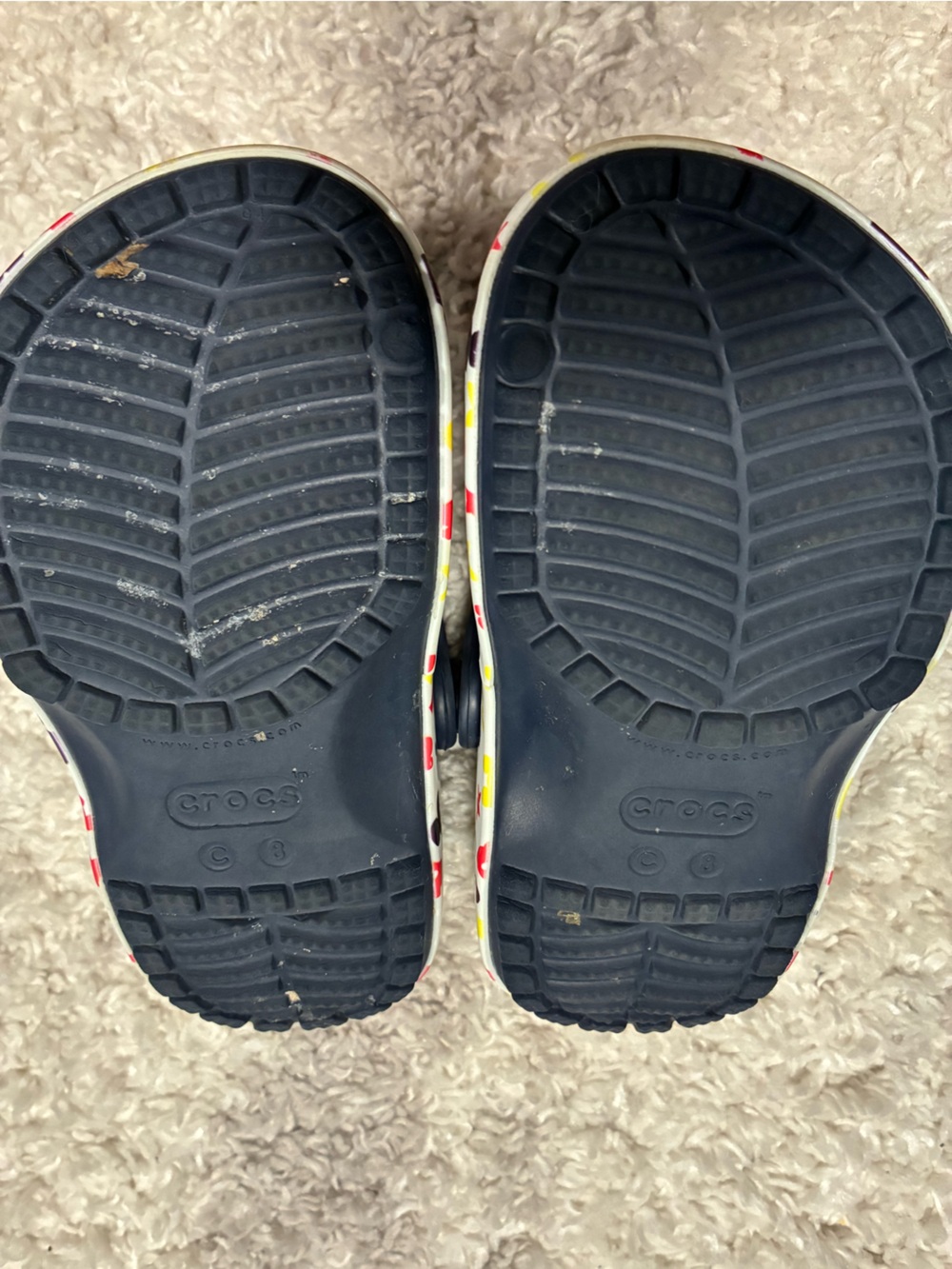 Mickey Mouse Toddler Crocs 8c - Picture 6 of 9